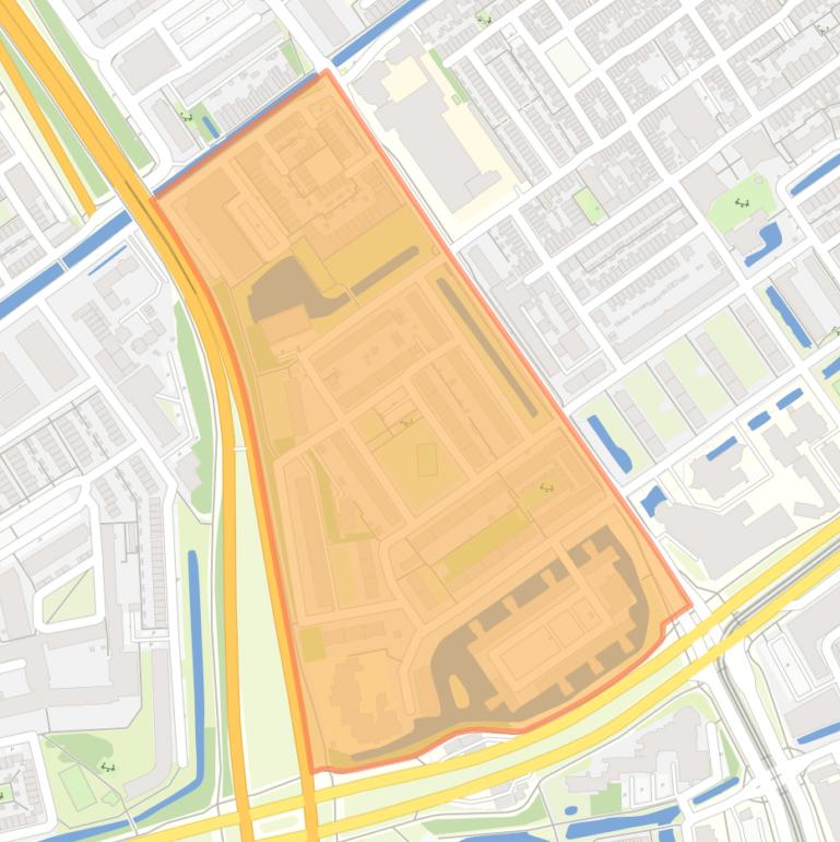 Kaart van de buurt Krakeelpolder.