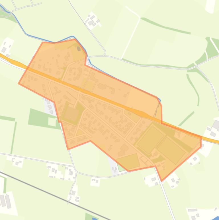 Kaart van de buurt Kranenburg.