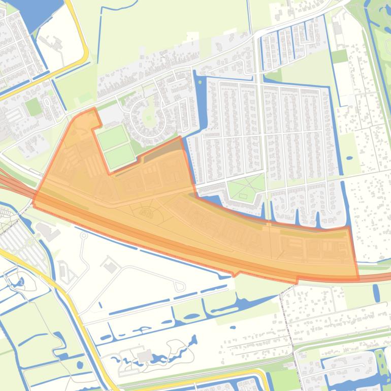 Kaart van de buurt Kranenburg.