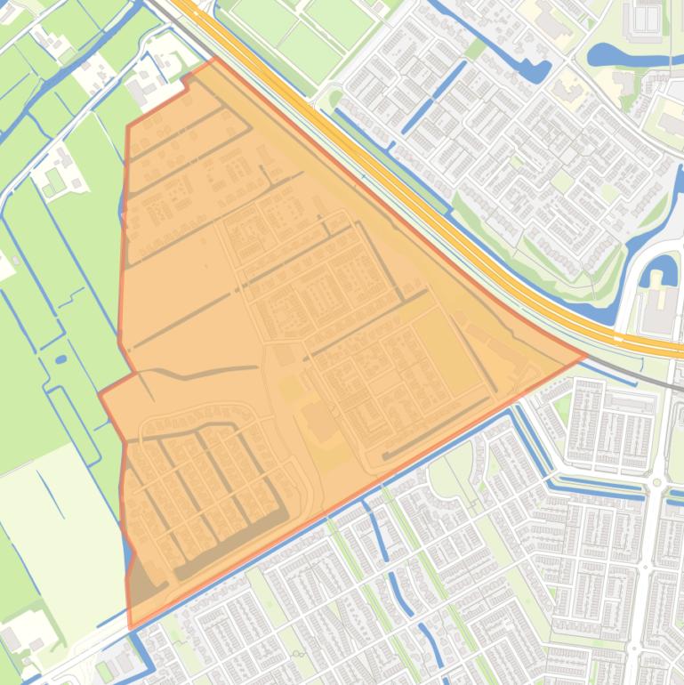 Kaart van de buurt Kreekrijk.