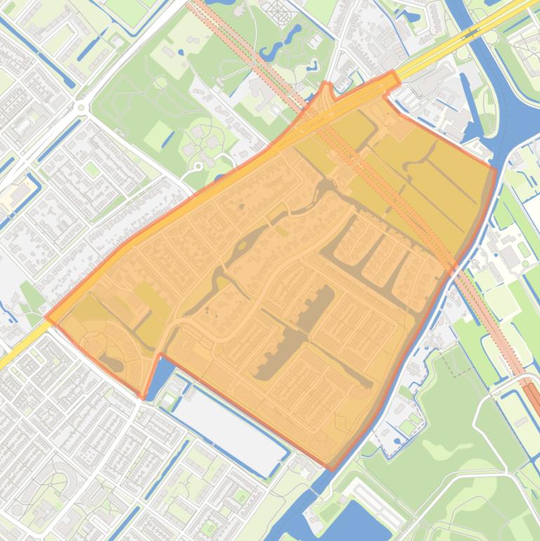 Kaart van de buurt Krimwijk.