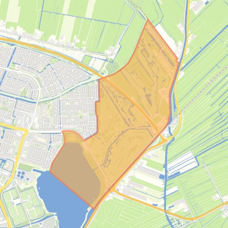 Kaart van de buurt Kromme Aar.