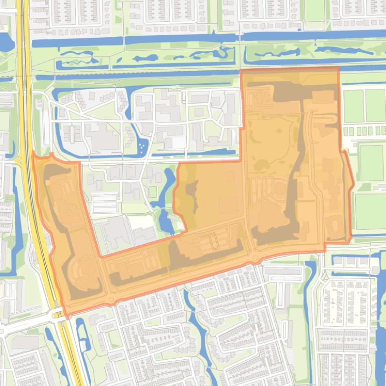 Kaart van de buurt Kronenburg.