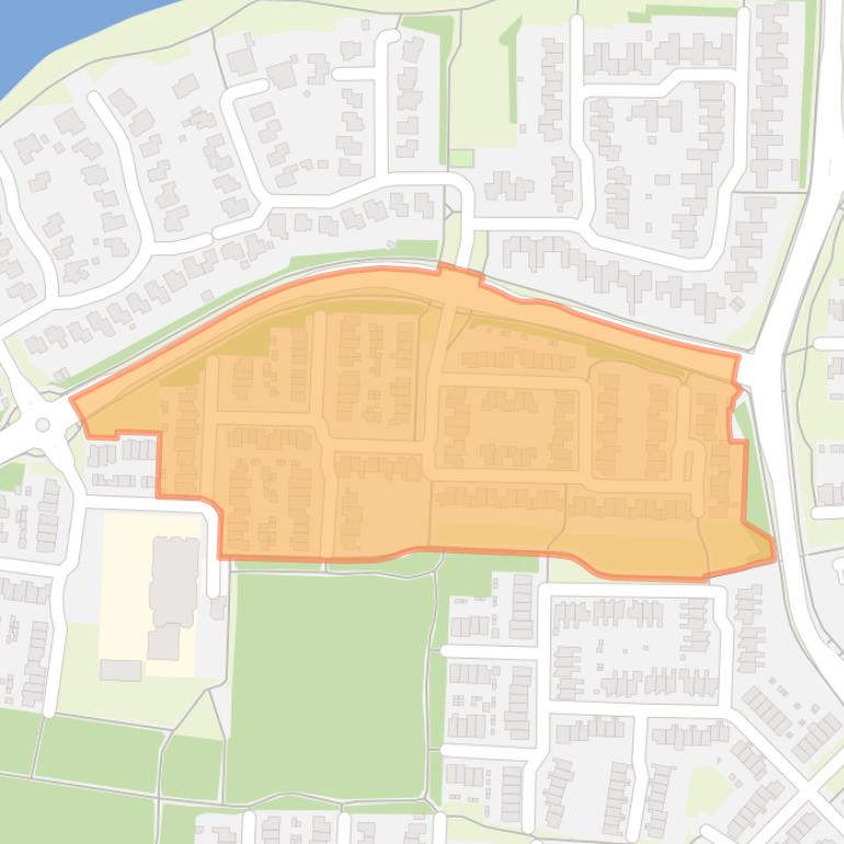 Kaart van de buurt Kronenland.