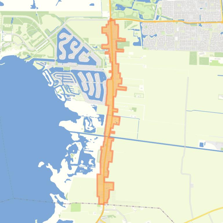 Kaart van de buurt Kropswolde.