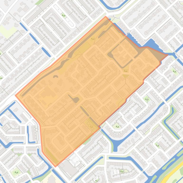 Kaart van de buurt Kruiden Noord.