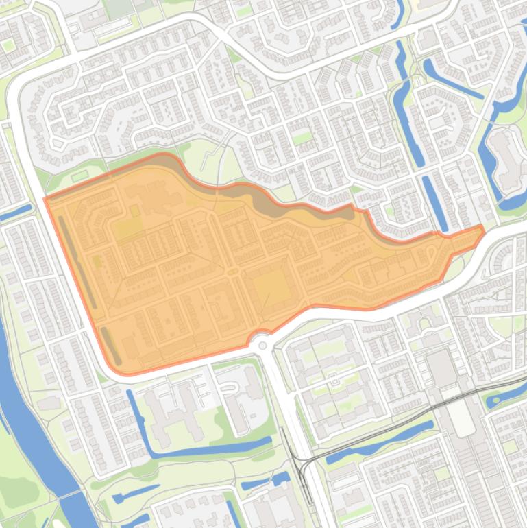 Kaart van de Kruidenbuurt.