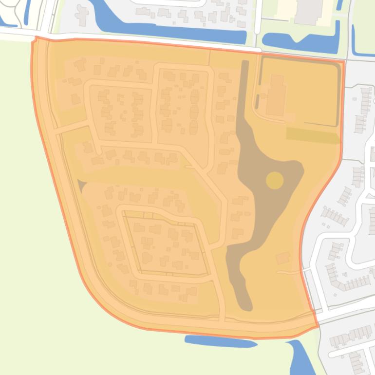 Kaart van de buurt Kruidenoever.