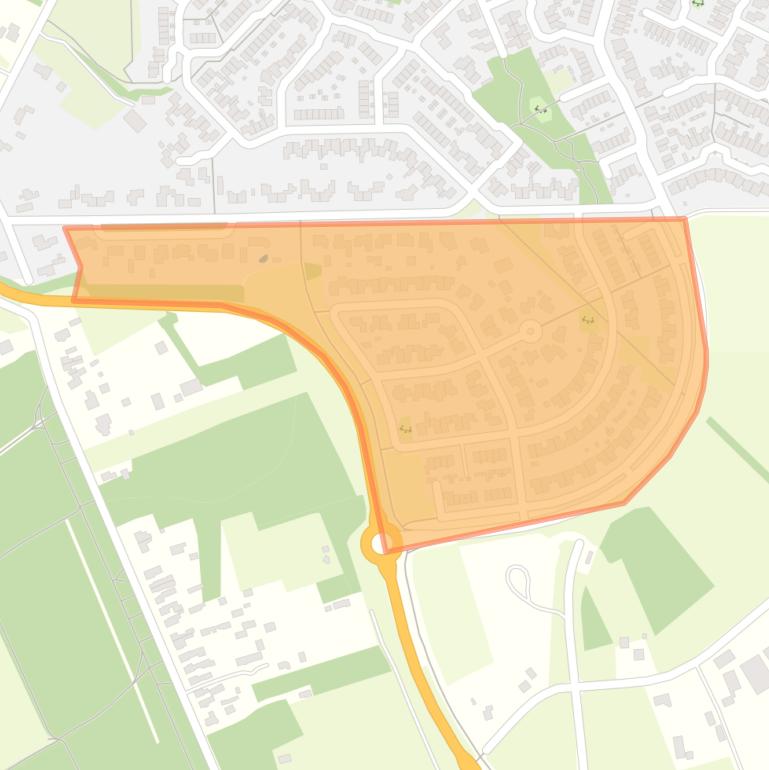 Kaart van de buurt Kruidenwijk Zuid.