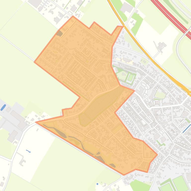 Kaart van de buurt Kruiningen - Zandweg.