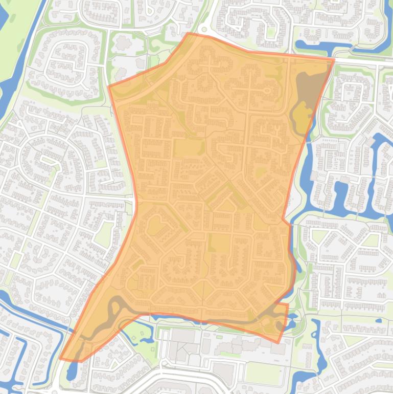 Kaart van de buurt Kruiszwin.