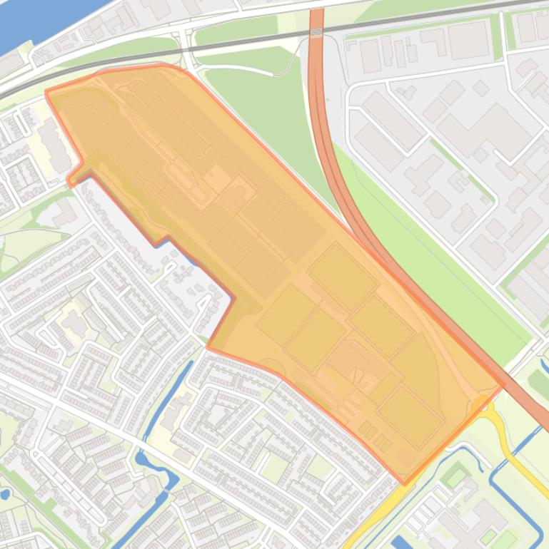 Kaart van de buurt Kruitmolen.