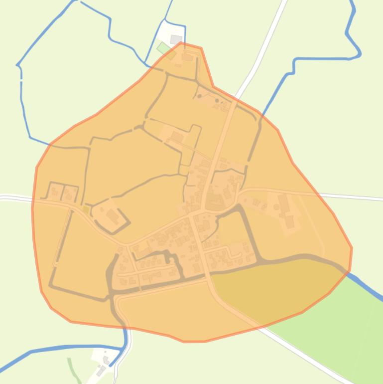 Kaart van de buurt Kûbaard.