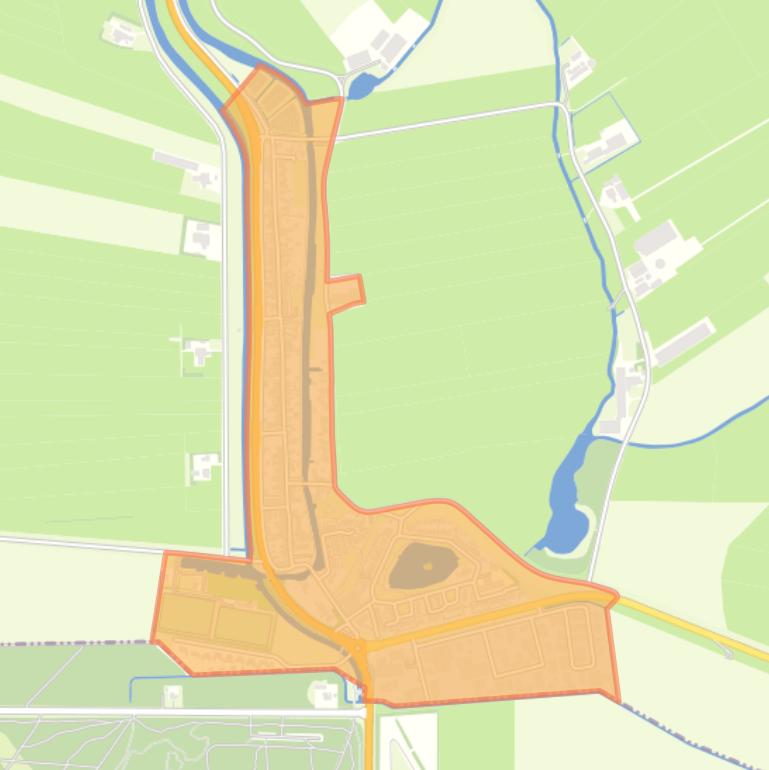 Kaart van de buurt Kuinre.