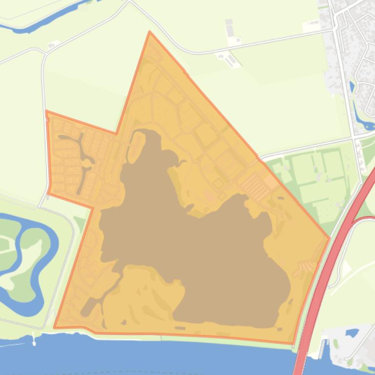 Kaart van de buurt Kurenpolder.