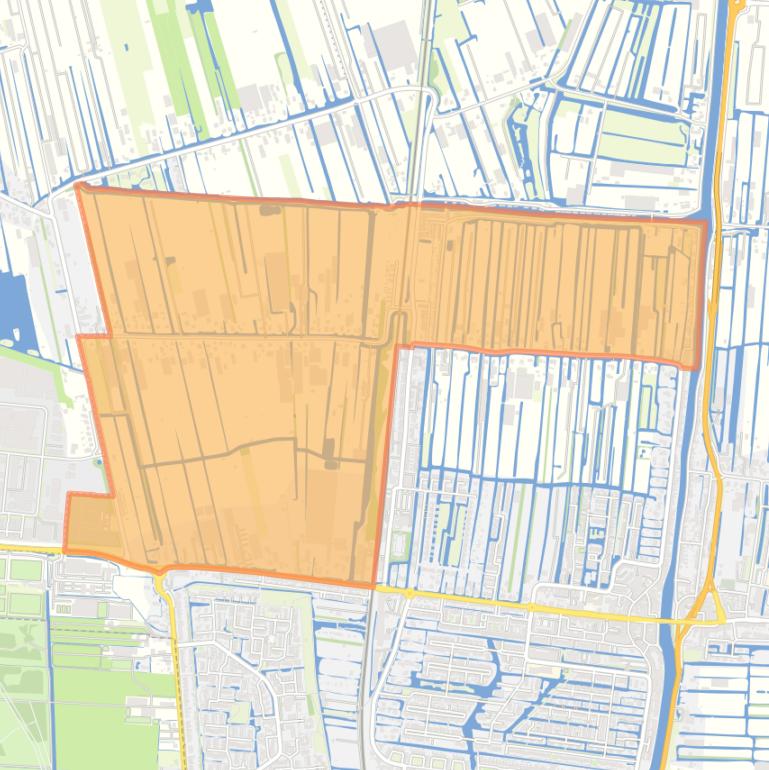 Kaart van de buurt Laag Boskoop.