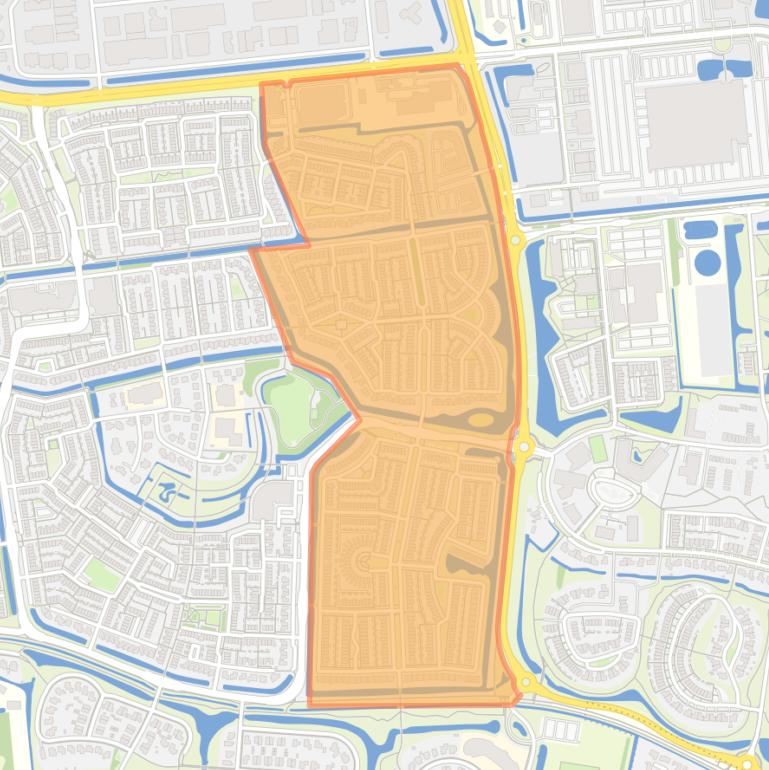 Kaart van de buurt Laag Dalem Oost.