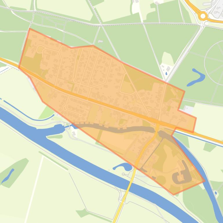 Kaart van de buurt Laag-Keppel.