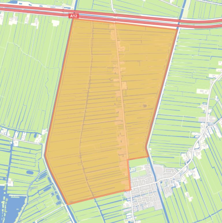 Kaart van de buurt Laageind.