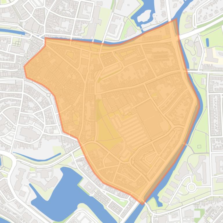 Kaart van de buurt Laarstraat en omgeving.