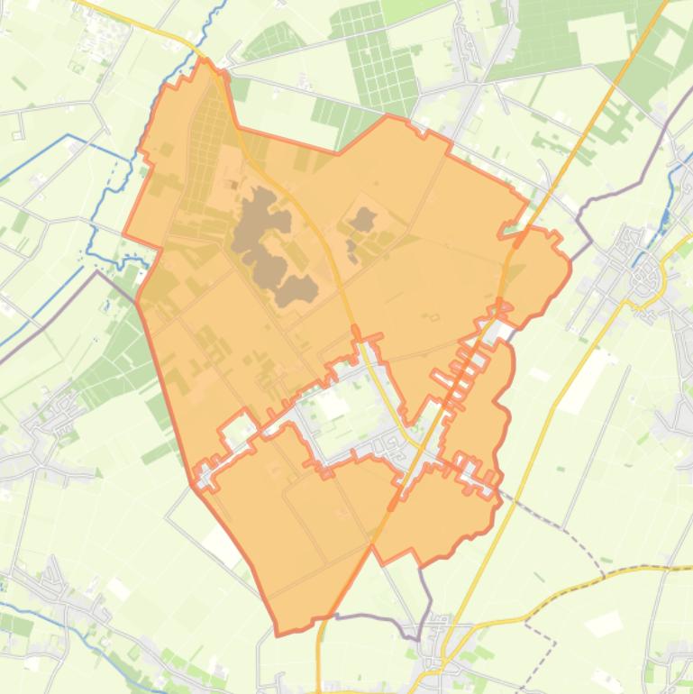 Kaart van de buurt Lackerbosch.