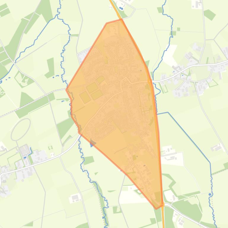 Kaart van de buurt Lage Mierde.