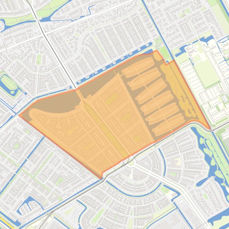 Kaart van de buurt Lage Veld.