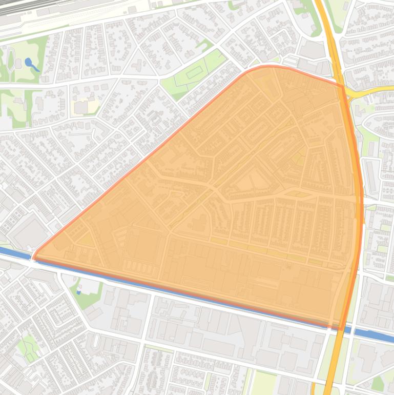 Kaart van de buurt Lakerlopen.