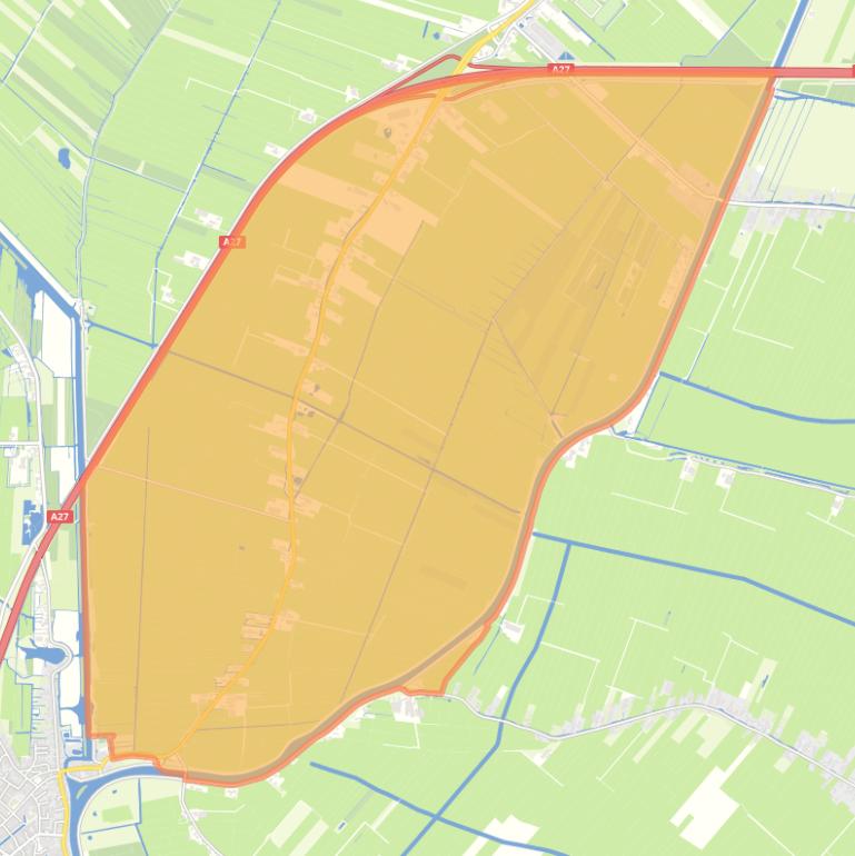 Kaart van de buurt Lakerveld.