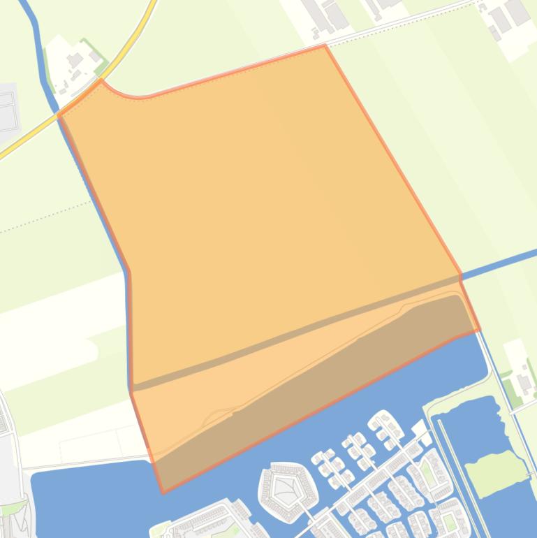 Kaart van de buurt Landelijk gebied De Groote Wielen.