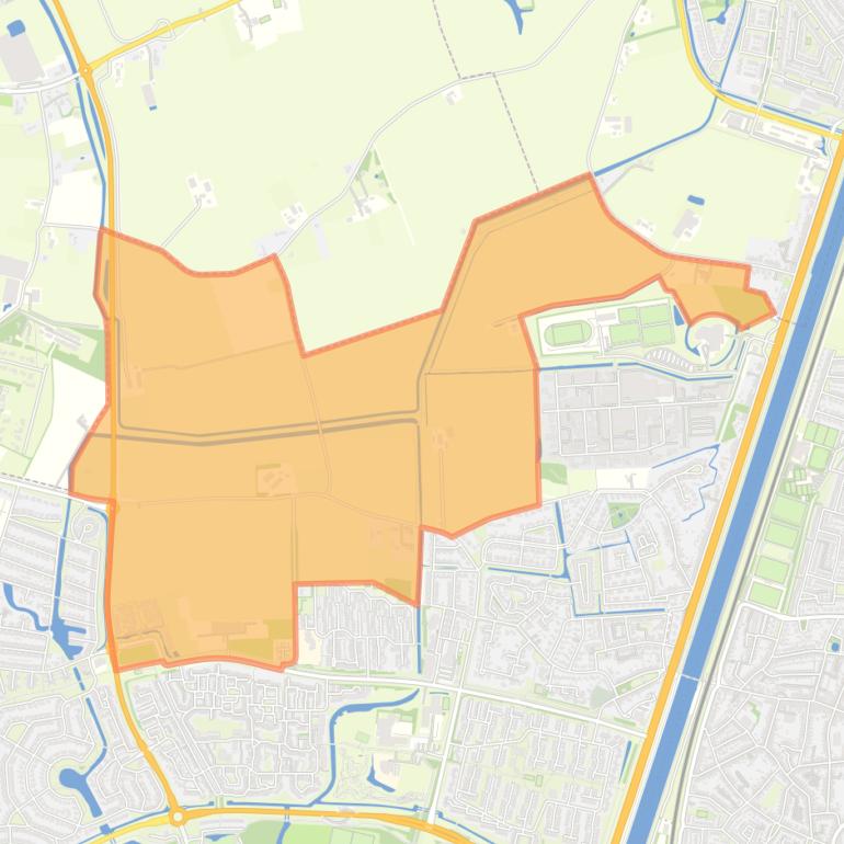 Kaart van de buurt Landelijk gebied Lammerenburg.