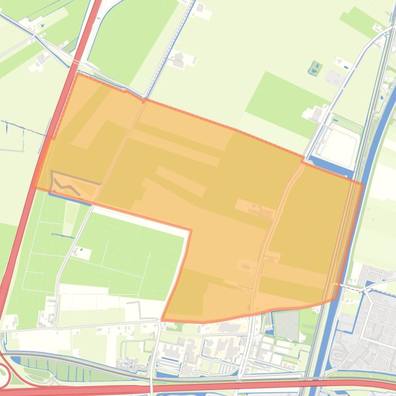 Kaart van de buurt Landelijk gebied Noord.