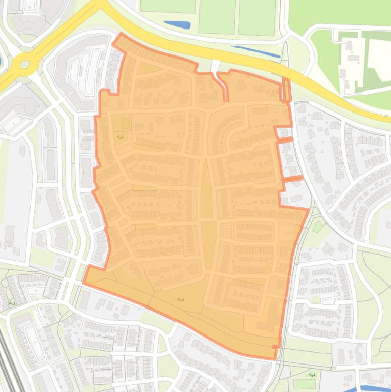 Kaart van de buurt Landen.