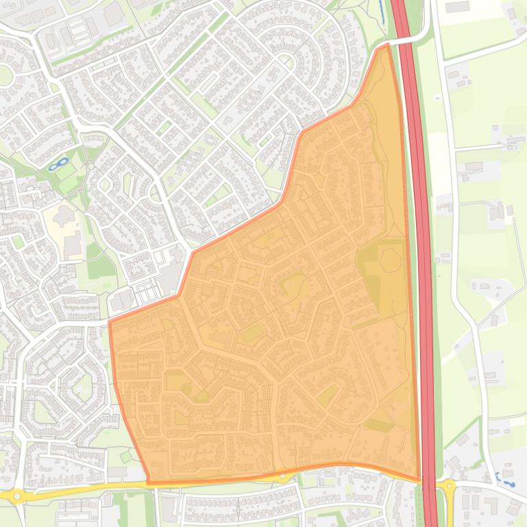 Kaart van de buurt Landweert 2.