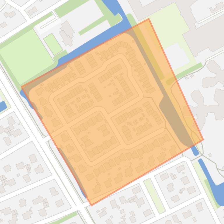 Kaart van de buurt Landweg.