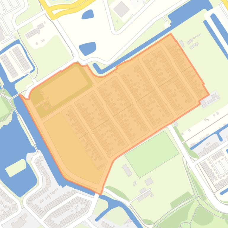 Kaart van de buurt Landzicht.