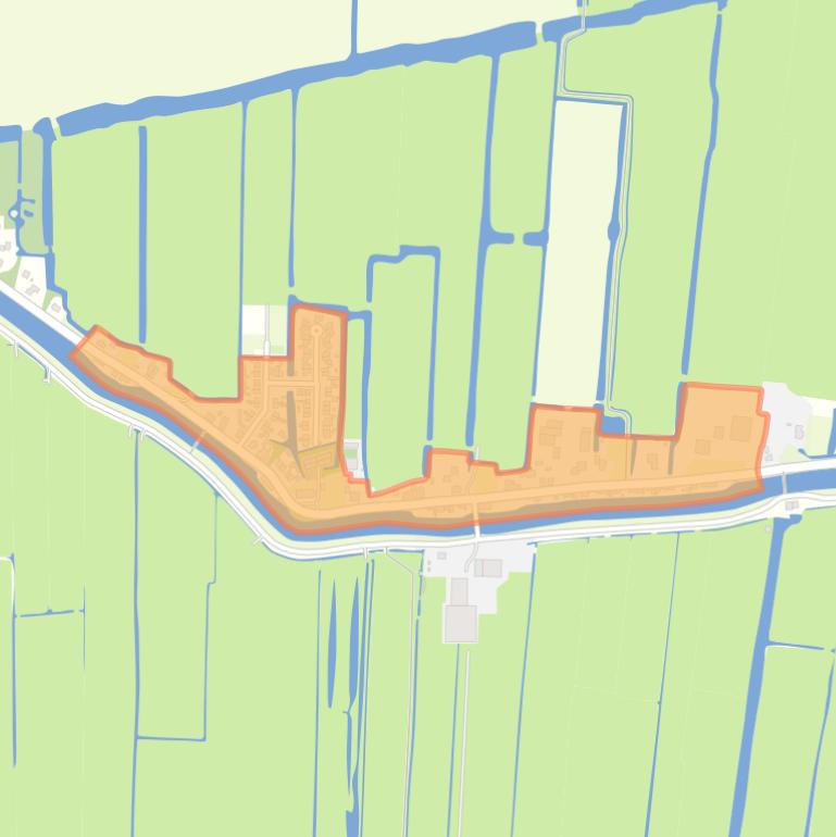Kaart van de buurt Lange weide en omgeving.
