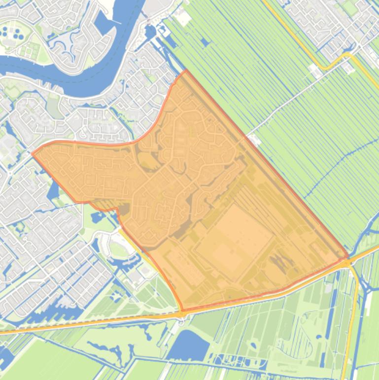 Kaart van de buurt Langeland.