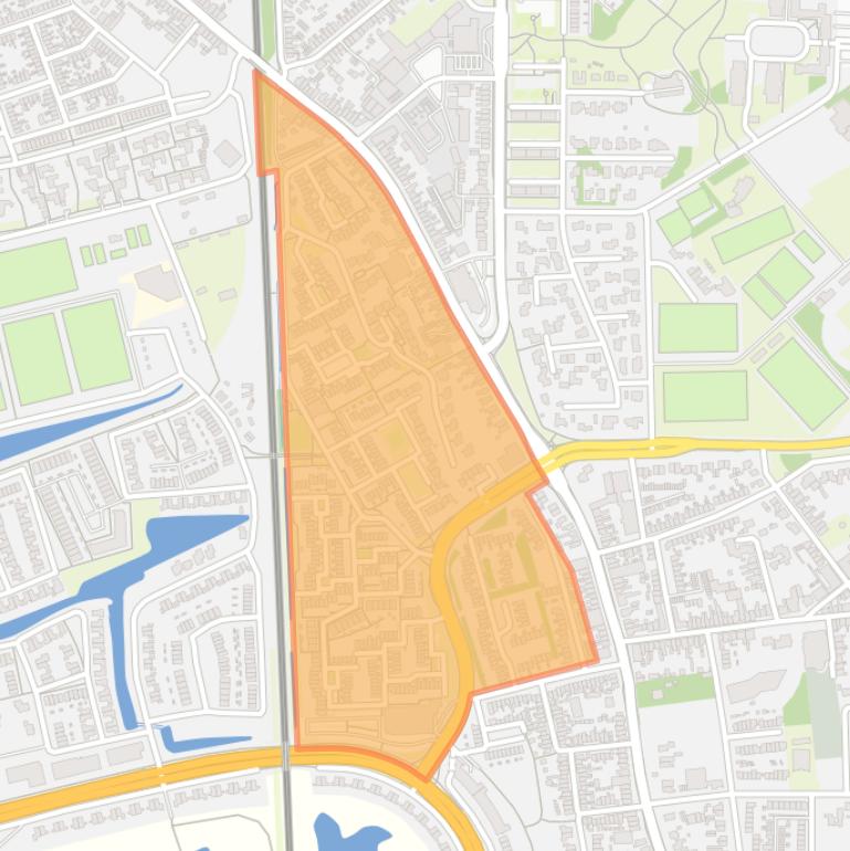 Kaart van de buurt Langeweg.