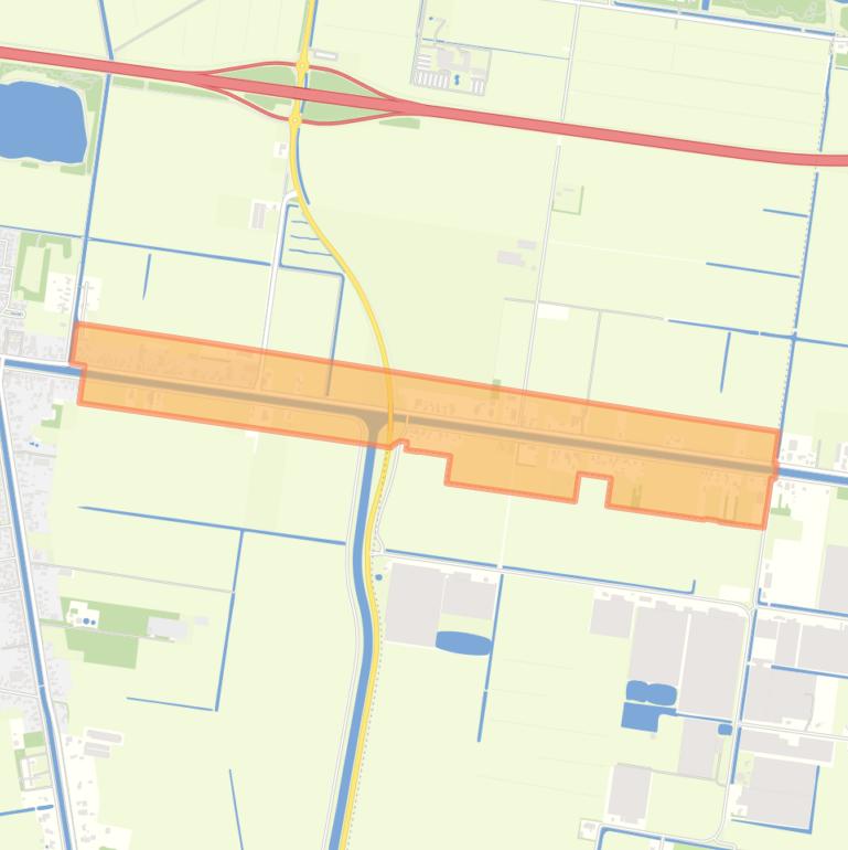 Kaart van de buurt Langs de Vaart.