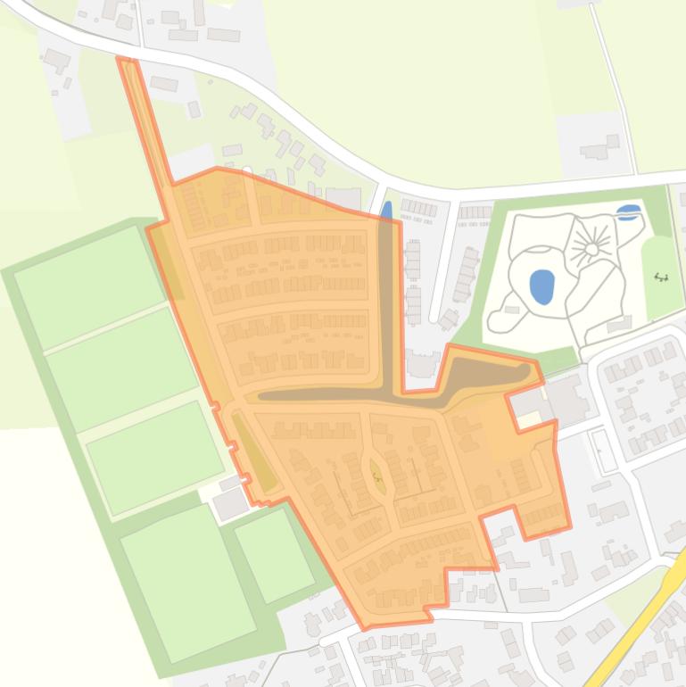 Kaart van de buurt Langveld en omgeving.