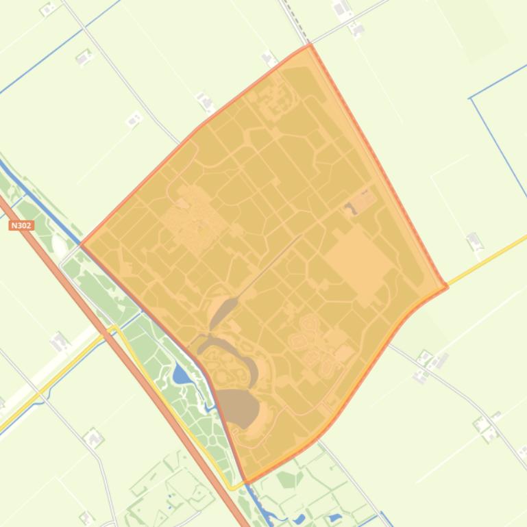 Kaart van de buurt Larserbos Rietweg.