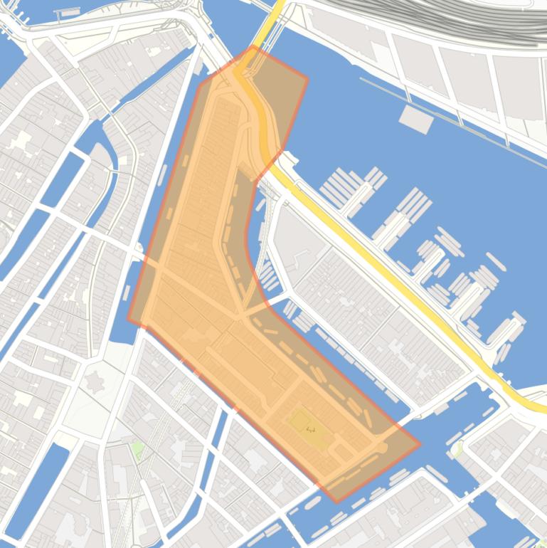 Kaart van de buurt Lastage.