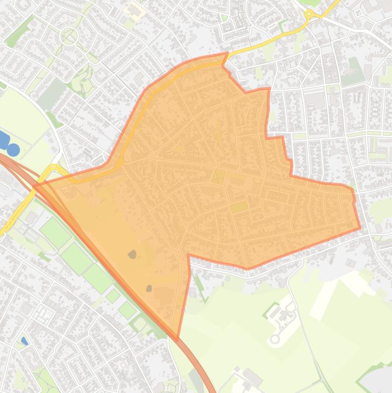 Kaart van de buurt Lauradorp.