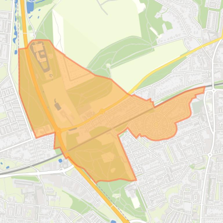 Kaart van de buurt Leenhof.