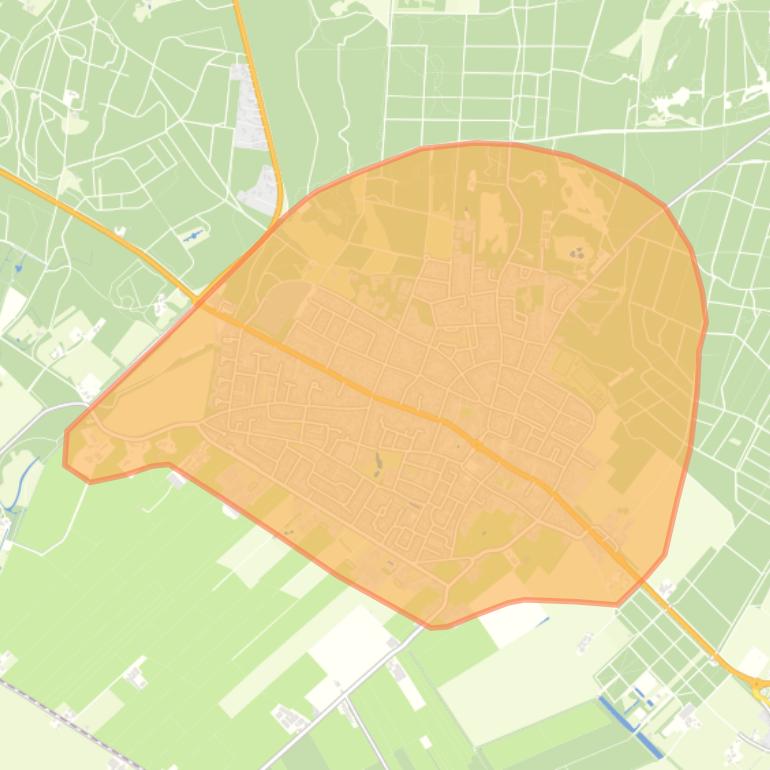 Kaart van de buurt Leersum-Dorp.