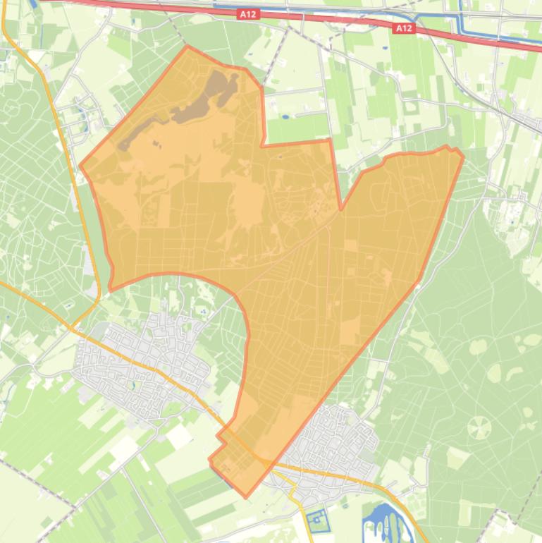 Kaart van de buurt Leersumse Veld-De Kop.