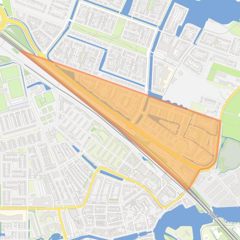 Kaart van de buurt Leeuwenveld.