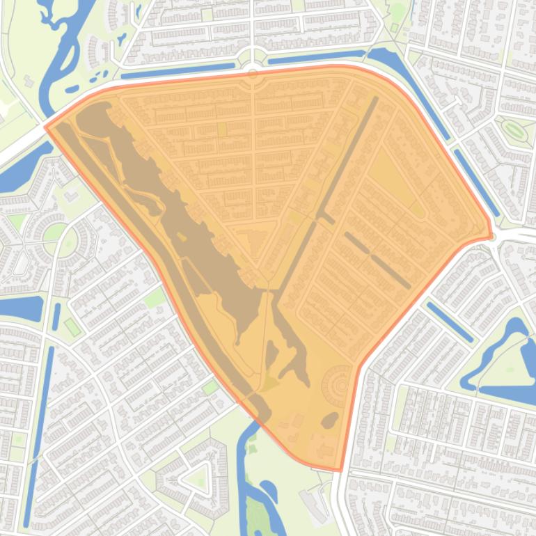 Kaart van de buurt Leeuwerik Zuid.