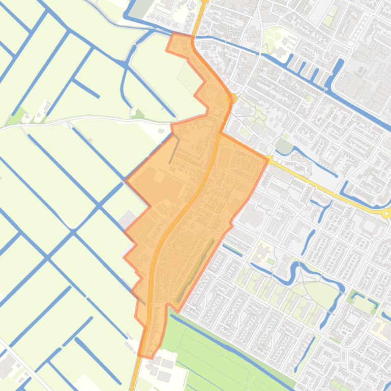 Kaart van de buurt Leidsestraat.